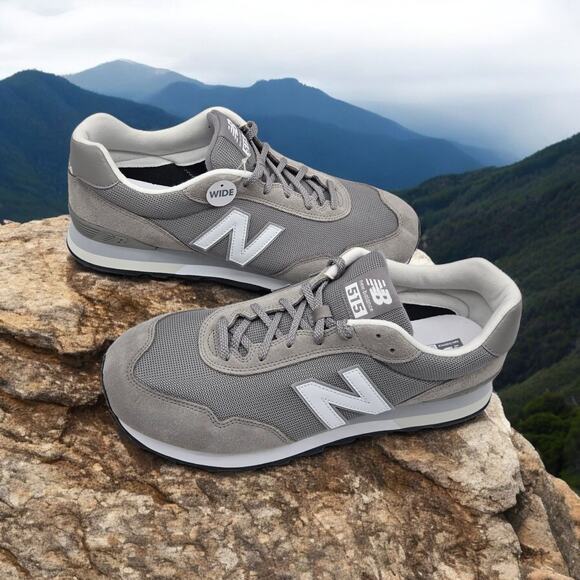 New Balance 515 (ML515GR3) Mens Sneakers Shoe Sz 14 Wide 4E Grey White Cushioned main image 11
